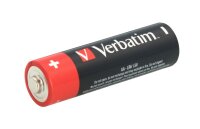 1x4 Verbatim Alkaline Batterie Mignon AA LR6...