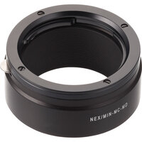 I-NEX/MIN-MD | Novoflex NEX/MIN-MD - Schwarz - Sony NEX w/ Minolta MD & MC | NEX/MIN-MD | Foto & Video