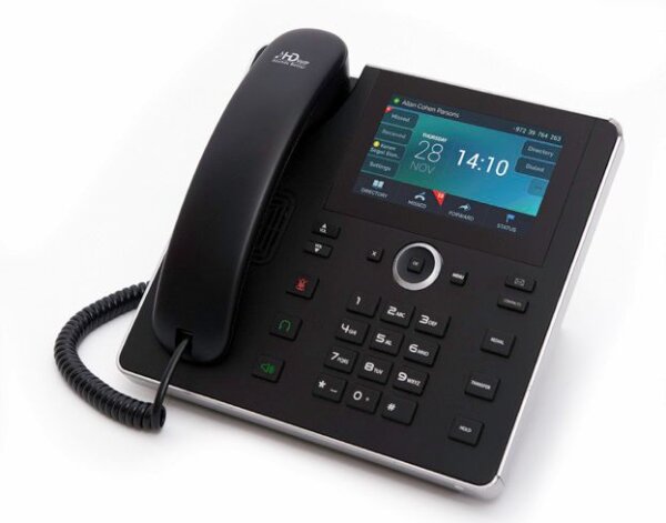 AudioCodes Teams C455HD IP-Phone PoE GbE black with integrated BT and Dual Band - VoIP-Telefon - TCP/IP