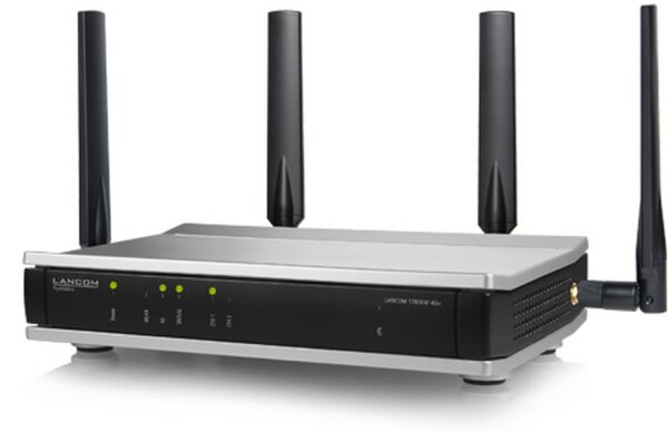 N-61712 | Lancom 1780EW-4G+ - Wi-Fi 5 (802.11ac) - Dual-Band (2,4 GHz/5 GHz) - Eingebauter Ethernet-Anschluss - 4G - Schwarz - Grau - Tabletop-Router | 61712 | Netzwerktechnik