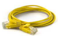 WANTEC 7283 - 0,26 m - Cat6a - U/UTP (UTP) - RJ-45 - RJ-45 - Gelb