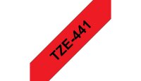 Y-TZE441 | Brother Schriftband 18mm - Schwarz auf rot - TZe - Grau - Wärmeübertragung - Brother - PT-2100VP - PT-7600 - PT-2430PC - PT-2700 - PT-2730 - PT-9600 - PT-9700PC - PT-9800PCN | TZE441 | Papier, Folien, Etiketten |