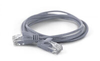 WANTEC 7298 - 0,5 m - Cat6a - U/UTP (UTP) - RJ-45 - RJ-45 - Grau