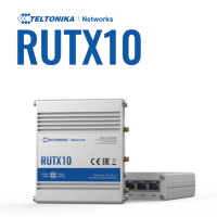 L-RUTX10000000 | Teltonika RUTX10 - Wi-Fi 5 (802.11ac) - Dual-Band (2,4 GHz/5 GHz) - Eingebauter Ethernet-Anschluss - Grau | RUTX10000000 | Netzwerktechnik