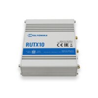 Teltonika RUTX10 - Wi-Fi 5 (802.11ac) - Dual-Band (2,4 GHz/5 GHz) - Eingebauter Ethernet-Anschluss - Grau