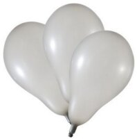 Susy Card Luftballons silber 25 St&uuml;ck