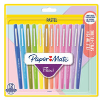 P-2137276 | Paper Mate Faserschreiber Flair 6er Pastell M 0.7 mm Blister | 2137276 | Büroartikel