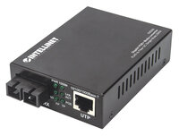 Intellinet Gigabit PoE+ Medienkonverter - 1000Base-T RJ45-Port auf 1000Base-LX (SC) Singlemode - 20 km - PoE+ Injektor - 1000 Mbit/s - 1000Base-T - 1000Base-LX - IEEE 802.3,IEEE 802.3ab,IEEE 802.3af,IEEE 802.3at,IEEE 802.3u - Gigabit Ethernet - 10,100,100