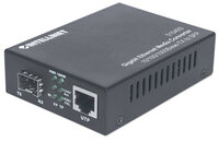 Intellinet Gigabit Ethernet auf SFP-Medienkonverter - 10/100/1000Base-TX auf SFP-Slot - leer - 1000 Mbit/s - 10Base-T,100Base-TX,1000Base-TX - IEEE 802.3,IEEE 802.3ab,IEEE 802.3u,IEEE 802.3z - Schnelles Ethernet - Gigabit Ethernet - 10,100,1000 Mbit/s - 1