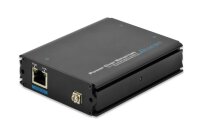 DIGITUS 1-Port zu 2-Port Fast Ethernet PoE+ Repeater,...