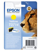 I-C13T07144012 | Epson Singlepack Yellow T0714 DURABrite Ultra Ink - Standardertrag - Tinte auf Pigmentbasis - 5,5 ml - 1 Stück(e) | C13T07144012 | Verbrauchsmaterial