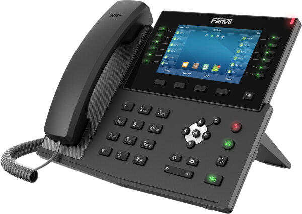 L-X7C | Fanvil X7C - IP-Telefon - Schwarz - Kabelgebundenes Mobilteil - 20 Zeilen - Ton/Impuls - LCD | X7C | Telekommunikation