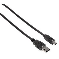 Hama USB-2.0-Anschlusskabel, A-Stecker - Mini-B-St. (B5 Pin), 1,8 m, Schwarz