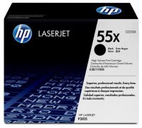 Y-CE255X | HP 55X Schwarz Original LaserJet Tonerkartusche mit hoher Reichweite - 12500 Seiten - Schwarz - 1 Stück(e) | CE255X | Verbrauchsmaterial