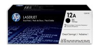 Y-Q2612AD | HP 12A 2-pack Black Original LaserJet Toner Cartridges with UltraPrecise Toner - 2000 Seiten - Schwarz - 2 Stück(e) | Q2612AD | Verbrauchsmaterial