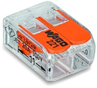 WAGO 221-412 - Cage Clamp - Orange - Transparent - 450 V...
