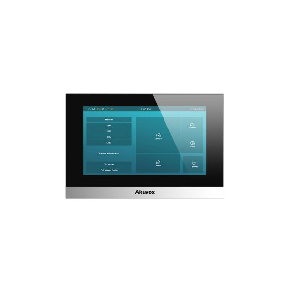 L-C313W-2 | Akuvox Indoor-Station C313W-2 with logo Touch Screen 2-wire silver | C313W-2 | Telekommunikation