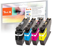 Peach Spar Pack Tintenpatronen kompatibel zu Brother LC-3217VALP - Kompatibel - Tinte auf Pigmentbasis - Schwarz - Cyan - Magenta - Gelb - Brother - Multipack - LC-3217VALP