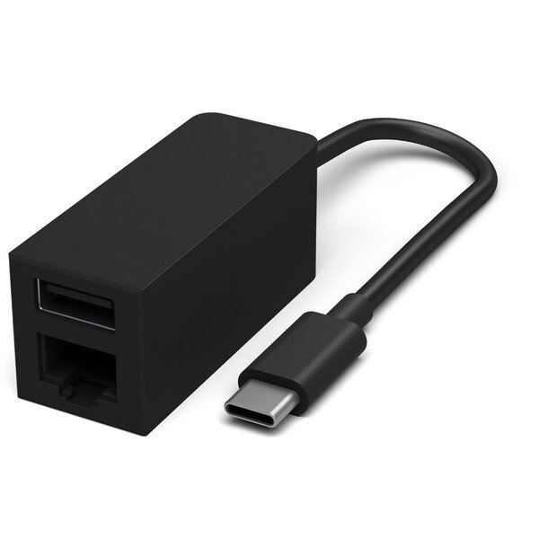 Y-JWM-00002 | Microsoft Surface JWM-00002 - USB Typ-C - RJ-45 - USB 3.2 Gen 1 (3.1 Gen 1) - Schwarz - 1 Gbit/s - 0,16 m - Microsoft Surface | JWM-00002 | PC Komponenten