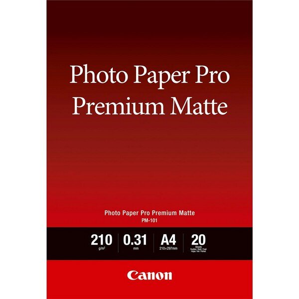 I-8657B005 | Canon PM-101 Premium-Fotopapier matt A4 - 20 Blatt - A4 - 20 Blätter | 8657B005 | Verbrauchsmaterial