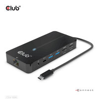 Club 3D USB GEN1 TYPE-C 7-IN-1 HUB WITH 2XHDMI 2USB GEN1 TYPE-A 1 RJ45 1X3.5MM AUDIO 1XUSB GEN1 TYPE-C 100W FEMALE PORT - Audio/Multimedia - Digital/Daten