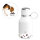 I-SDB1 WHITE | Asobu Dog Bowl - Edelstahlflasche mit Hundenapf 1 Liter Weiß | SDB1 WHITE | Elektro & Installation