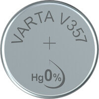 Varta V 357 HC - Einwegbatterie - Siler-Oxid (S) - 1,55 V - 1 Stück(e) - 180 mAh - Silber