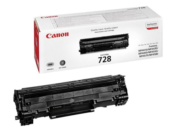 Y-3500B002 | Canon 728 Toner-Cartridge - 2100 Seiten - Schwarz - 1 Stück(e) | 3500B002 | Verbrauchsmaterial