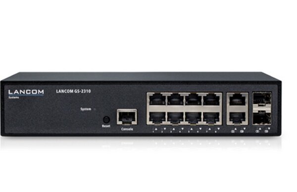 A-61492 | Lancom GS-2310 - Managed - L2 - Gigabit Ethernet (10/100/1000) - Rack-Einbau - 1U | 61492 | Netzwerktechnik