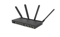L-RB4011IGS+5HACQ2HND-IN | MikroTik RB4011iGS+5HacQ2HnD-IN - Dual-Band (2,4 GHz/5 GHz) - Wi-Fi 5 (802.11ac) - 1733 Mbit/s - 802.11a,Wi-Fi 5 (802.11ac),802.11ad,802.11g,Wi-Fi 4 (802.11n) - Gigabit Ethernet - 10,100,1000 Mbit/s | RB4011IGS+5HACQ2HND-IN | Ne