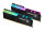 G.Skill Trident Z RGB F4-3200C14D-16GTZR. Komponente für: PC / Server, RAM-Speicher: 16 GB, Speicherlayout (Module x Größe): 2 x 8 GB, Interner Speichertyp: DDR4, Speichertaktfrequenz: 3200 MHz, CAS Latenz: 14, Produktfarbe: Schwarz