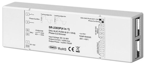 L-S21-LED-SR000126 | Synergy 21 Controller EOS 07 DALI 0-10V und TRIAC Dimmer+ Netzteil 24V 200W | S21-LED-SR000126 | Elektro & Installation