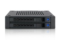 P-MB742SP-B | Icy Dock MB742SP-B - 9.5 mm - 12 Gbit/s - Schwarz - Metall - Kunststoff - CE - REACH - 101,6 mm | MB742SP-B | Server & Storage
