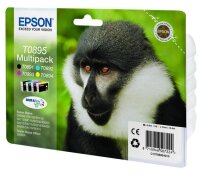 Y-C13T08954010 | Epson Monkey Multipack 4 Farben T0895 - DURABrite Ultra Ink - 5,8 ml - 3,5 ml - 1 Stück(e) - Multipack | Herst. Nr. C13T08954010 | Tintenpatronen | EAN: 8715946507224 |Gratisversand | Versandkostenfrei in Österrreich