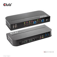 Club 3D HDMI KVM SWITCH FOR DUAL HDMI 4K 60Hz - 4096 x...