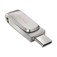 A-SDDDC4-064G-G46 | SanDisk Ultra Dual Drive Luxe - 64 GB - USB Type-A / USB Type-C - 3.2 Gen 1 (3.1 Gen 1) - 150 MB/s - Drehring - Edelstahl | SDDDC4-064G-G46 | Verbrauchsmaterial | GRATISVERSAND :-) Versandkostenfrei bestellen in Österreich