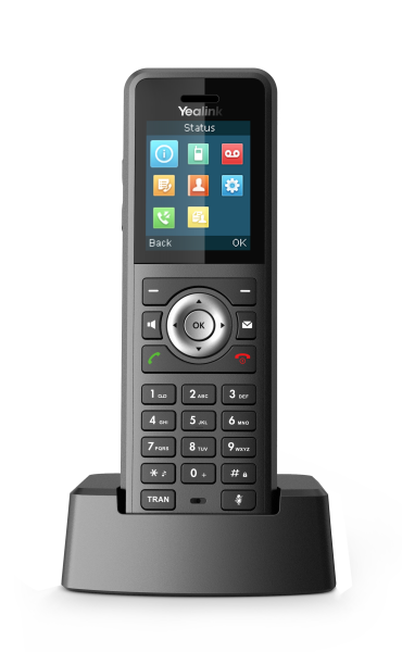 L-W59R | Yealink DECT W59R - Schwarz - VoIP-Telefon - DECT | W59R | Telekommunikation