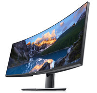 Dell U4919DW - 124,5 cm (49 Zoll) - 5120 x 1440 Pixel - UltraWide Dual Quad HD - LCD - 8 ms - Schwarz - Silber