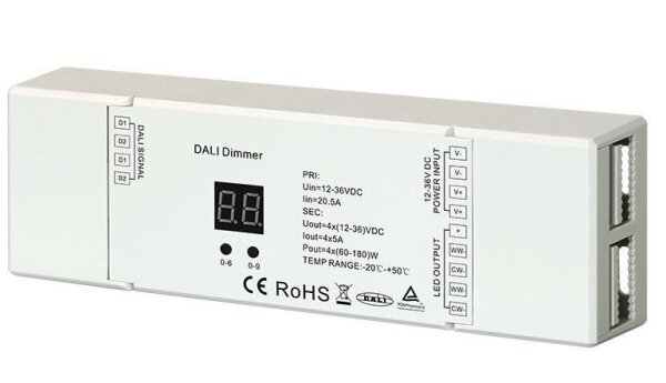 L-S21-LED-SR000133 | Synergy 21 Controller EOS 07 DALI DT8 Dimmer 4 channel | S21-LED-SR000133 | Elektro & Installation