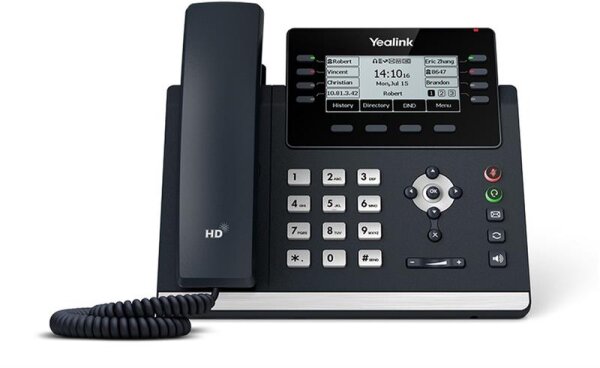 A-SIP-T43U | Yealink SIP-T43U - IP-Telefon - Grau - Kabelgebundenes Mobilteil - 1000 Eintragungen - LCD - 9,4 cm (3.7 Zoll) | SIP-T43U | Telekommunikation