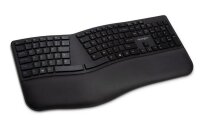 Y-K75401DE | Kensington Pro Fit® Ergo-Tastatur - kabellos (schwarz) - Volle Größe (100%) - RF kabellos + USB - QWERTZ - Schwarz | K75401DE | PC Komponenten
