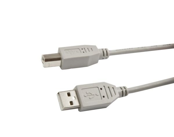 Synergy 21 S215188. Kabellänge: 5 m, Anschluss 1: USB A, Anschluss 2: USB B, USB-Version: USB 2.0, Steckerverbindergeschlecht: Männlich/Männlich, Produktfarbe: Grau