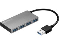 A-133-88 | SANDBERG USB 3.0 Pocket Hub 4 ports - USB 3.2...