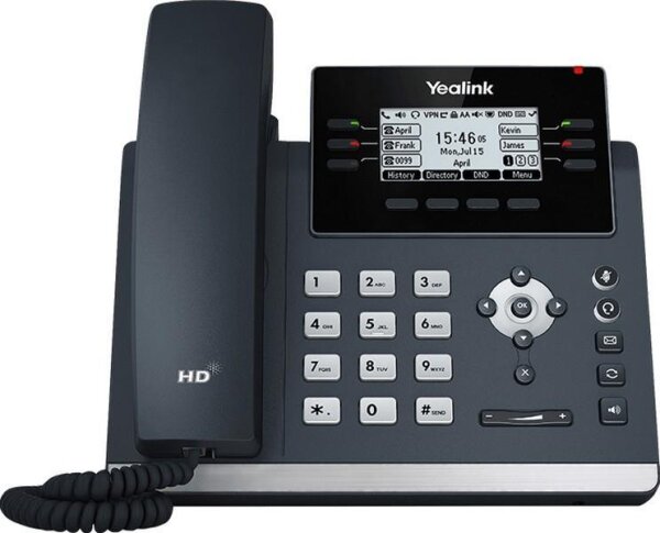 A-1301201 | Yealink SIP T4 U Series T42U PoE Advanced - VoIP-Telefon - Voice-Over-IP | 1301201 | Telekommunikation
