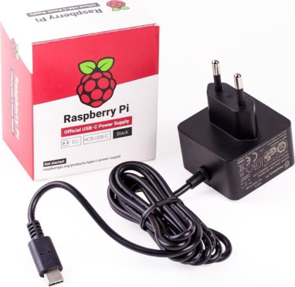L-RB-NETZTEIL4-B | Raspberry Pi Netzteil USB-C 5.1 V 3 A Schwarz Pi 4 - PC-/Server Netzteil - 15.300 W | RB-NETZTEIL4-B | PC Komponenten