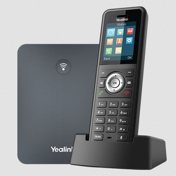 L-W79P | Yealink W79P - IP-Mobiltelefon - Schwarz - Kabelloses Mobilteil - Tisch/Wand - 50 m - 300 m | W79P | Telekommunikation