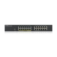 ZyXEL GS1900-24EP - Managed - L2 - Gigabit Ethernet (10/100/1000) - Vollduplex - Power over Ethernet (PoE) - Rack-Einbau