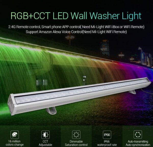 L-RL2-48 | Synergy 21 LED Wallwasher 48W RGB+CCT IP66*Milight/Miboxer* | RL2-48 | Netzwerktechnik