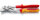 I-86 06 250 | KNIPEX 86 06 250 - Steckverbindungszange - 5,2 cm - Chromstahl - Stahl - Rot/Gelb - 25 cm | 86 06 250 | Werkzeug
