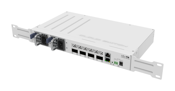 L-CRS504-4XQ-IN | MikroTik Cloud Router Switch 504-4XQ-IN with QCA9531 650 - Router - Hot-Swap/Hot-Plug | CRS504-4XQ-IN | Netzwerktechnik
